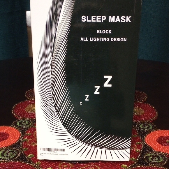 Cotton Sleep Mask With Dust Bag Gray - Picture 5 of 10